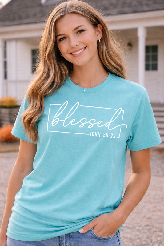 Blessed John 20:29 Faith Tee