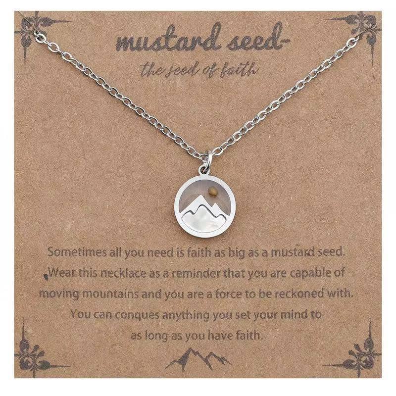 Faith based mustard seed necklaces 