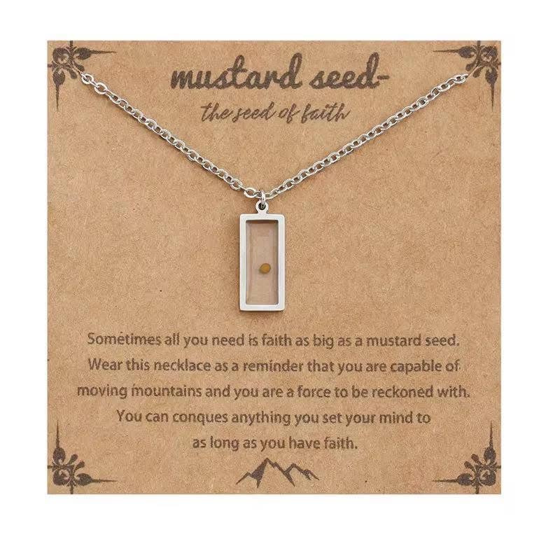 Faith based mustard seed necklaces 