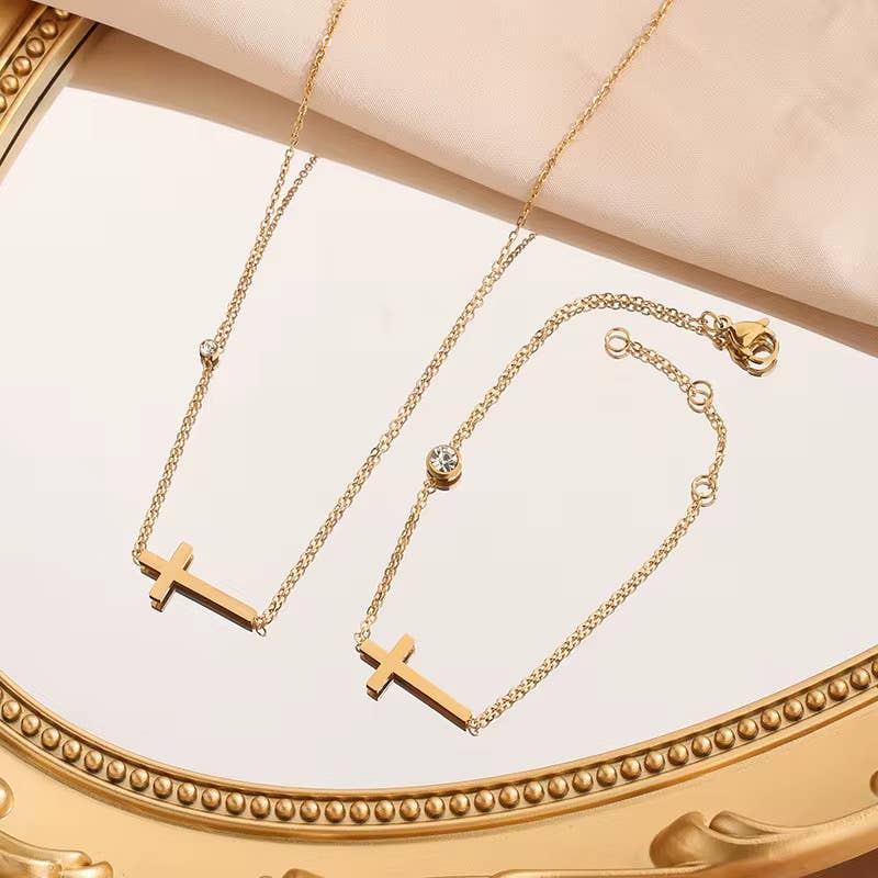 Faith Based Necklace & Bracelet