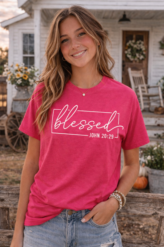 Blessed John 20:29 Faith Tee
