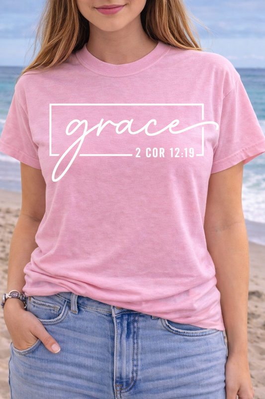 Grace – 2 Cor. 12:19 Christian Tee