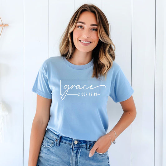 Grace – 2 Cor. 12:19 Christian Tee