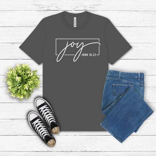 Joy - John 16:22 Christian Faith Tee