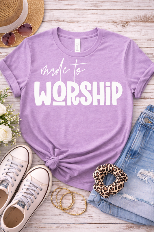 Made to Worship Christian Faith Tee