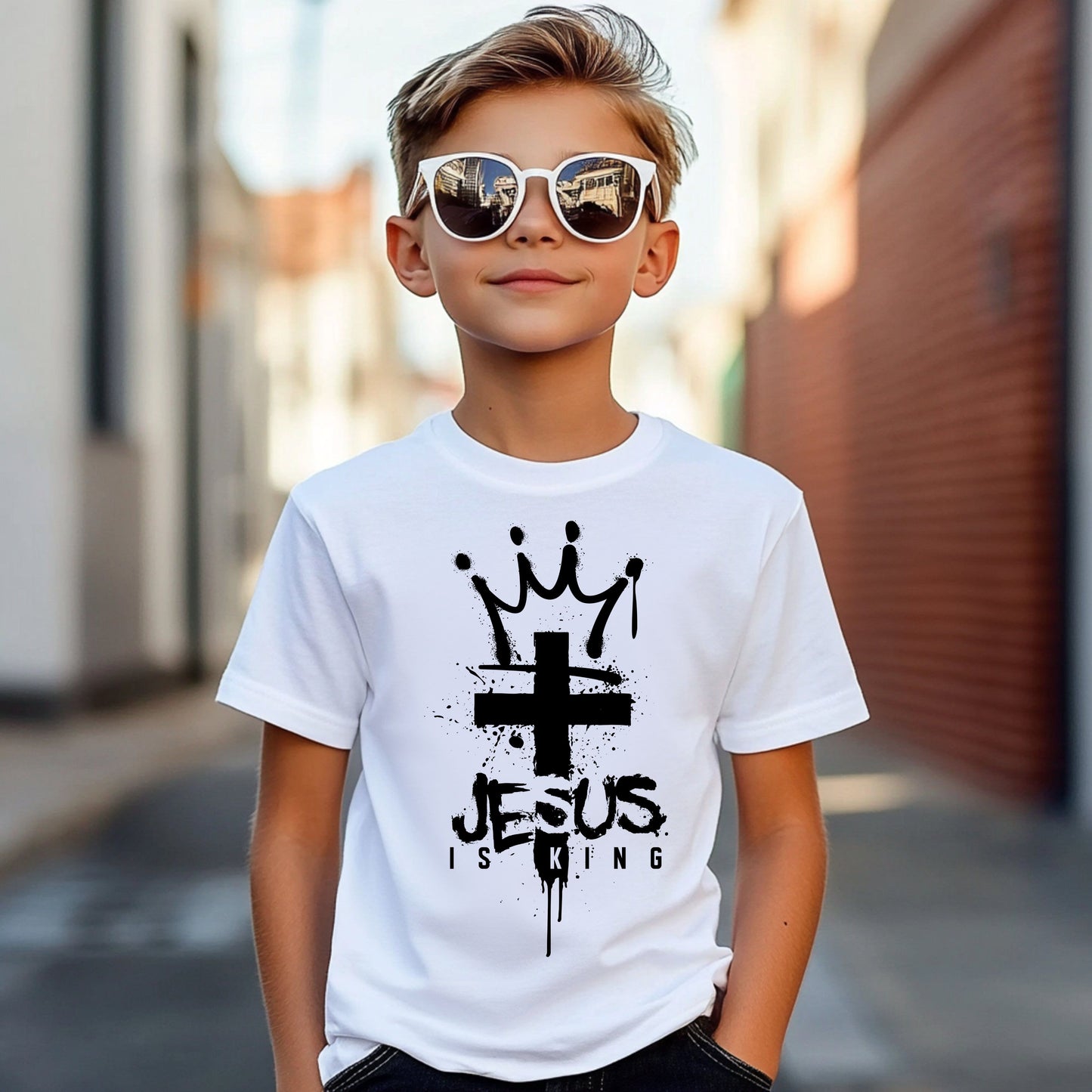 Jesus Is King Shirt – Revelation 17:14 Christian T-Shirt | Faith Streetwear Tee | Bold Christian Graphic Shirt for Men & Women