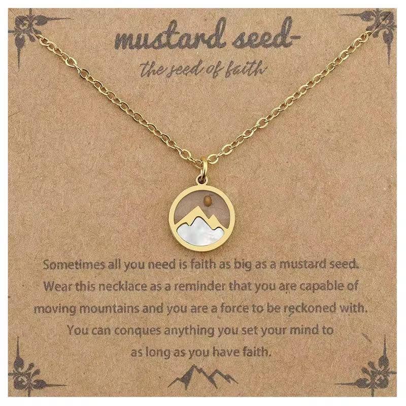 Faith based mustard seed necklaces 