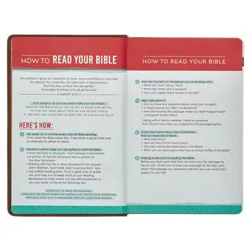 KJV Bible Kid Edition Faux Leather, Brown